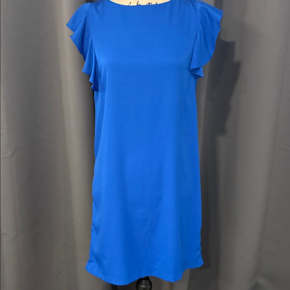 Chic Royal Blue Midi Dress